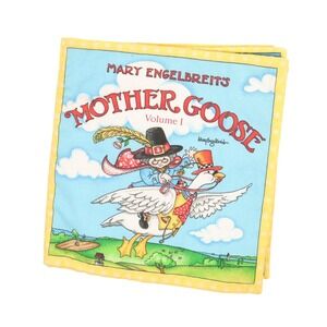 Mary Engelbreit Mother Goose Soft Fabric Book Nursery Rhymes Kids